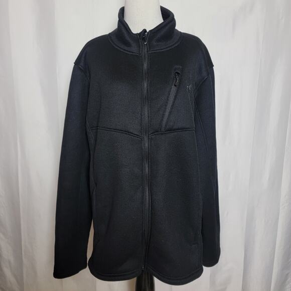 Spyder Black Sherpa Lined Jacket SZ XL